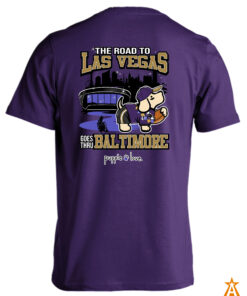 Baltimore Ravens The Road To Las Vegas Puppie Love Shirt