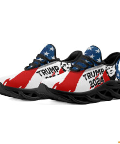 US Flag Donald Trump 2024 Max Soul Shoes