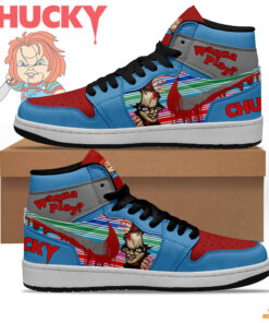 Wanna Play Chucky Air Jordan High Top Shoes