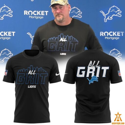 Dan Campbell Detroit Lions NFL All Grit Shirt