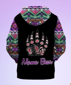 BEST Pattern Native Mama Bear Hoodie