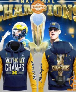 2023 National Champions Michigan Wolverines Without A Doubt Champs Hoodie