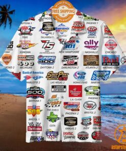 2024 Nascar Schedule Hawaiian Shirt