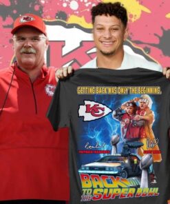 Andy Reid Patrick Mahomes Kansas City Chiefs Back To The Super Bowl Shirt