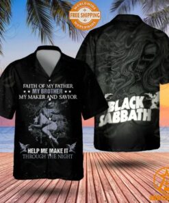 Black Sabbath Faith Of My Father My Brother My Maker and Savior Hawaiian Shirt