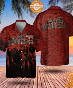 Black Sabbath Greatest Hits 1970 1978 Hawaiian Shirt