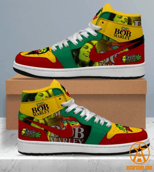 Bob Marley Air Jodan High Top Shoes