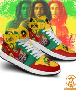 Bob Marley Air Jodan High Top Shoes