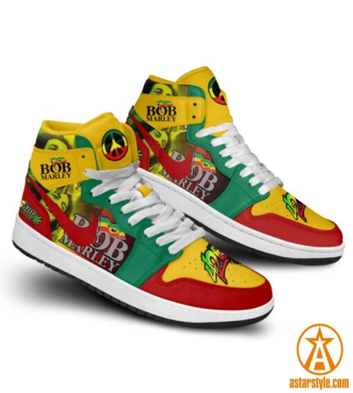 Bob Marley Air Jodan High Top Shoes