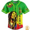 bob marley custom baseball jersey 2