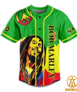 Bob Marley CUSTOM Baseball Jersey