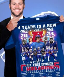 Buffalo Bills AFC East Division Champions 4 Years In A Row Shirt