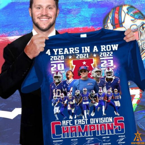 Buffalo Bills AFC East Division Champions 4 Years In A Row Shirt