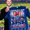 buffalo bills afc east division champions 4 years in a row shirt 3 102