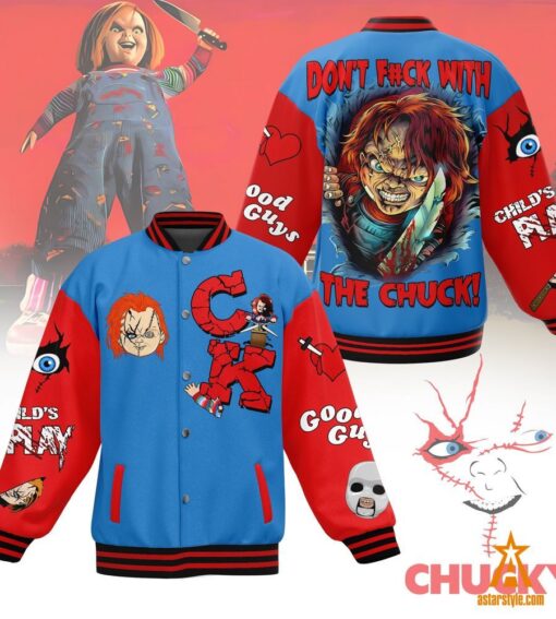 Chucky Don’t Fuck With The Chuck Baseball Jacket