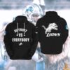 detroit lions vs everybody 90 seasons hoodie 2