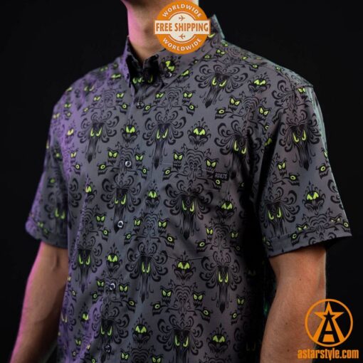 Disney Haunted Mansion Wall Creeps Hawaiian Shirt