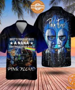 Don’t Underestimate A Nana Who Understands The Music Of Pink Floyd Hawaiian Shirt