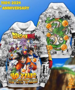 Dragon Ball 40 Years Thank You For The Memories Hoodie