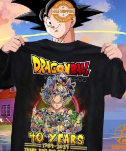 Dragon Ball Son Goku 40 Years Thank You For The Memories Shirt