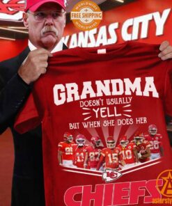 Grandma Doesn’t Usually But When She Does Her Kansas City Chiefs Are Playing Shirt