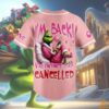 grinch im back valentines day cancelled custom baseball jersey 2