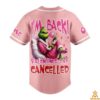 grinch im back valentines day cancelled custom baseball jersey 4