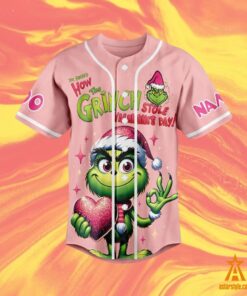 How The Grinch Stole Valentine’s Day CUSTOM Baseball Jersey