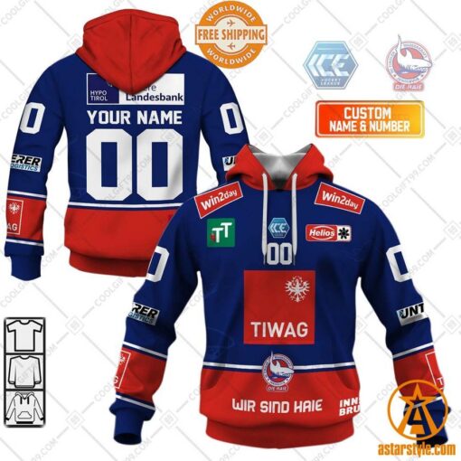 Ice Hockey League HC TWK Innsbruck Home Jersey personalized Hoodie, Shirt, Sweatshirt