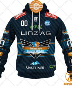 Ice Hockey League Steinbach Black Wings Linz Home Jersey personalized Hoodie, Shirt, Sweatshirt