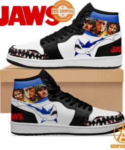 Jaws Shark Film Air Jordan 1 Shoes