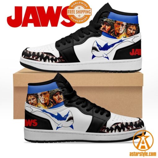 Jaws Shark Film Air Jordan 1 Shoes