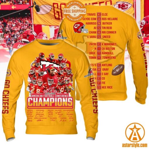 Kansas City Chiefs American Football Conference Champions Hoodie