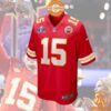 kansas city chiefs patrick mahomes super bowl lviii football jersey 2 988