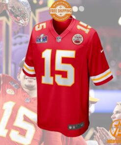 Kansas City Chiefs Patrick Mahomes Super Bowl LVIII Football Jersey