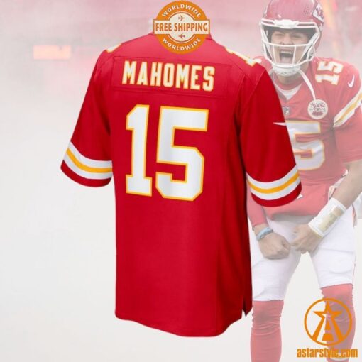 Kansas City Chiefs Patrick Mahomes Super Bowl LVIII Football Jersey