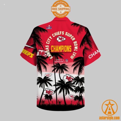 Kansas City Chiefs Super Bowl LVIII Champions Hawaiian Shirt