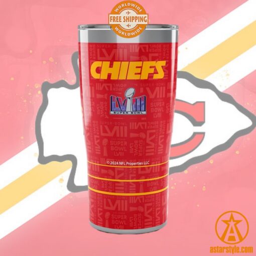 Kansas City Chiefs Tervis Super Bowl LVIII Champions Tumbler