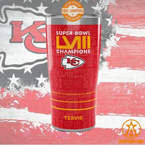 Kansas City Chiefs Tervis Super Bowl LVIII Champions Tumbler