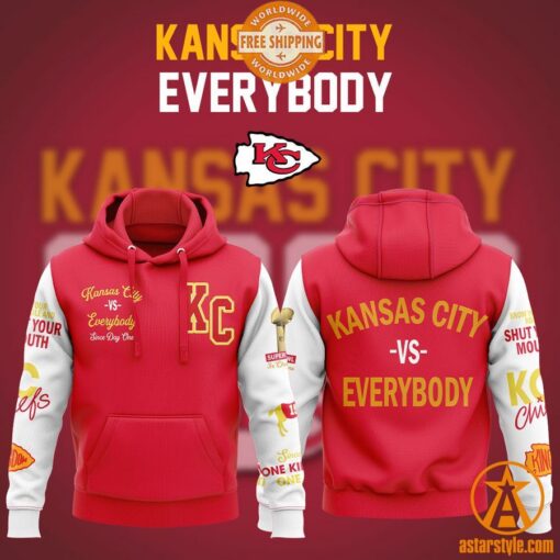 Kansas City Chiefs Vs Everybody Hoodie