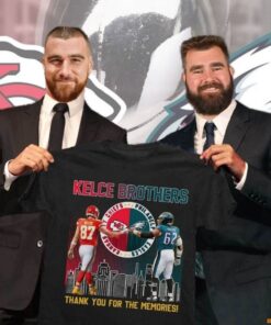 Kelce Brothers Thank You For The Memories Travis Kelce Jason Kelce Shirt