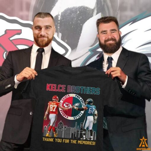 Kelce Brothers Thank You For The Memories Travis Kelce Jason Kelce Shirt