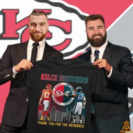 Kelce Brothers Thank You For The Memories Travis Kelce Jason Kelce Shirt