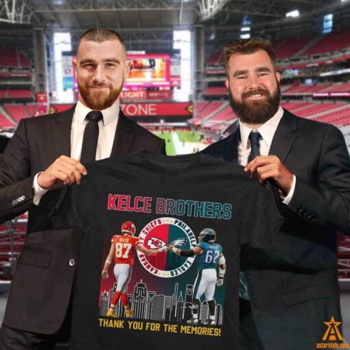 Kelce Brothers Thank You For The Memories Travis Kelce Jason Kelce Shirt