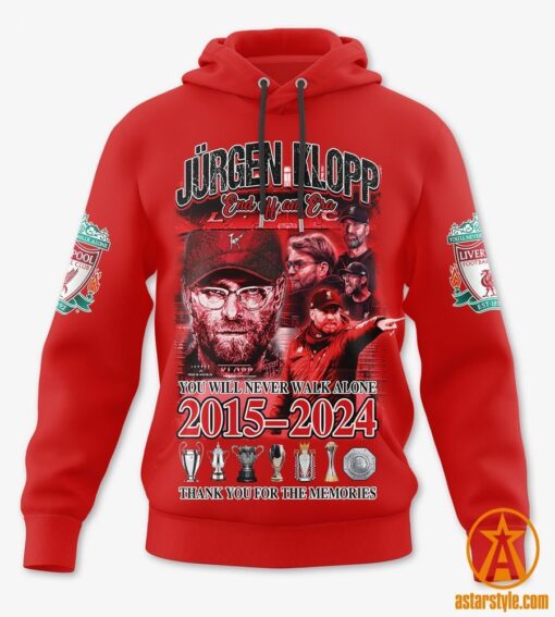 Liverpool FC You Will Never Walk Alone Jürgen Klopp Hoodie