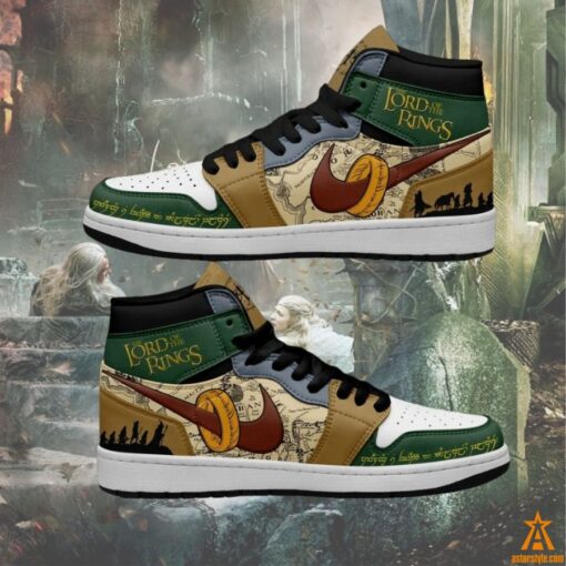 Lord of The Rings Air Jordan High Top Shoes