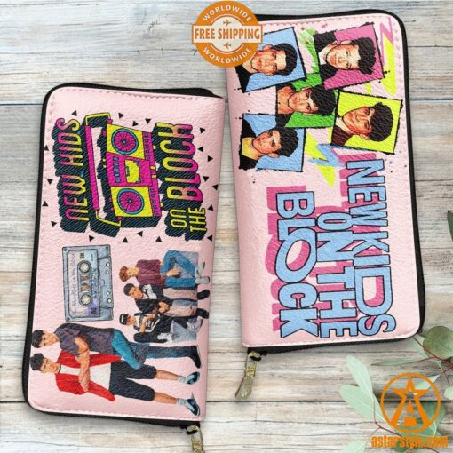 New Kids on the Block Zipper Wallet