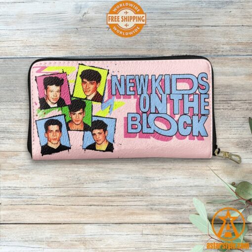 New Kids on the Block Zipper Wallet