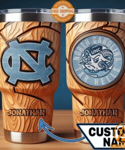 North Carolina Tar Heels CUSTOM Tumbler