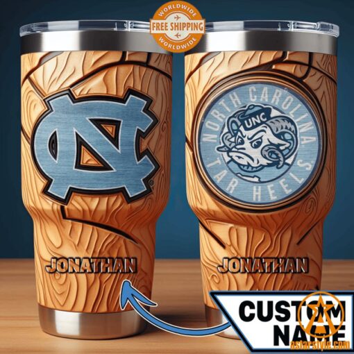 North Carolina Tar Heels CUSTOM Tumbler